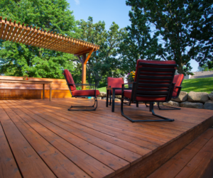 Fallas Landscape wooden deck