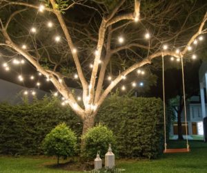 Outdoor String Lights Not Just for Holidays - Landscape Design
